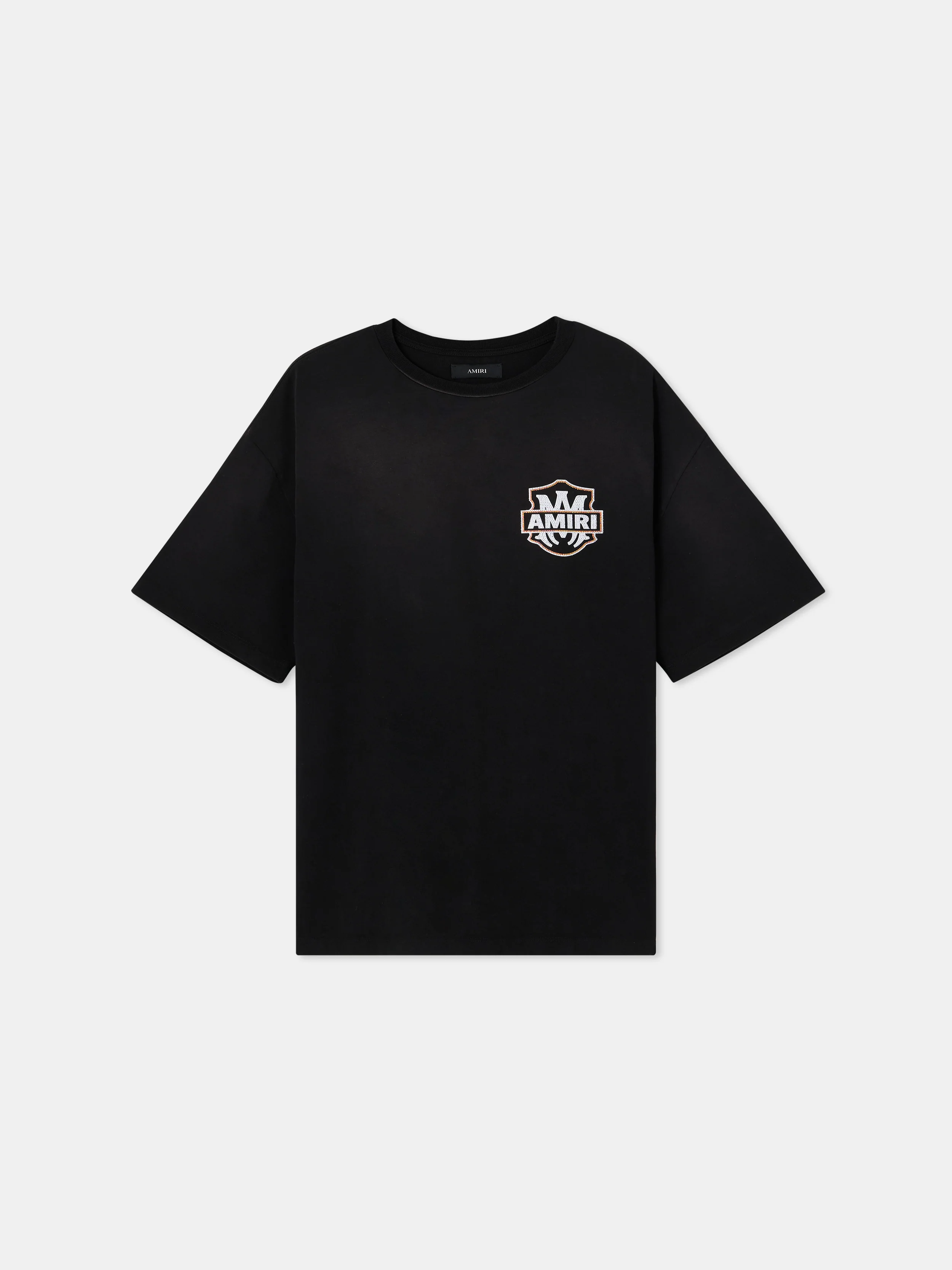 AMERICAN DREAM CRYSTAL OVERSIZED TEE - Black