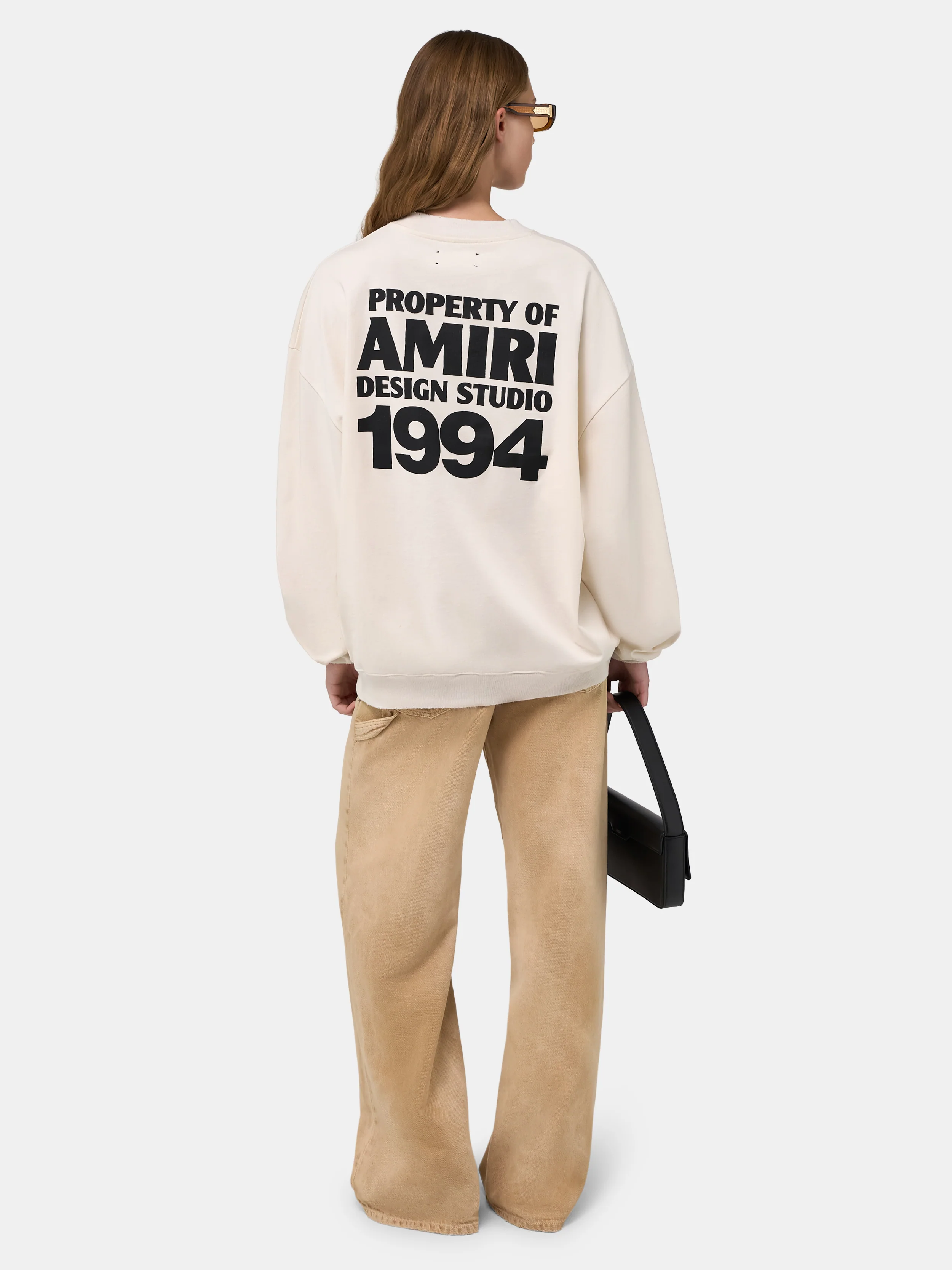 WOMEN - WOMEN'S AMIRI 1994 CREW - Ivory - Image 4