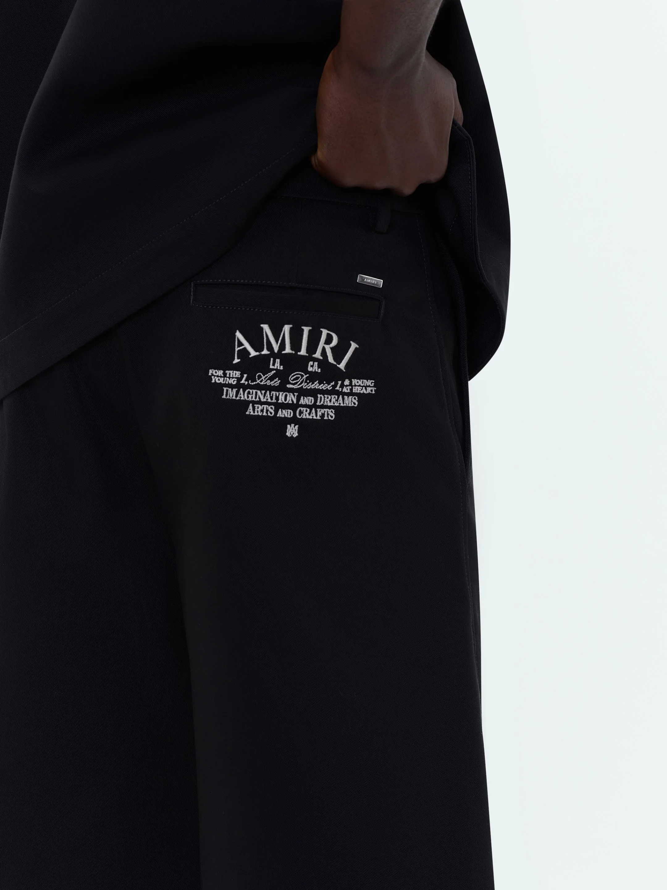 AMIRI ARTS DISTIRICT CHINO SHORT - Black - Image 6