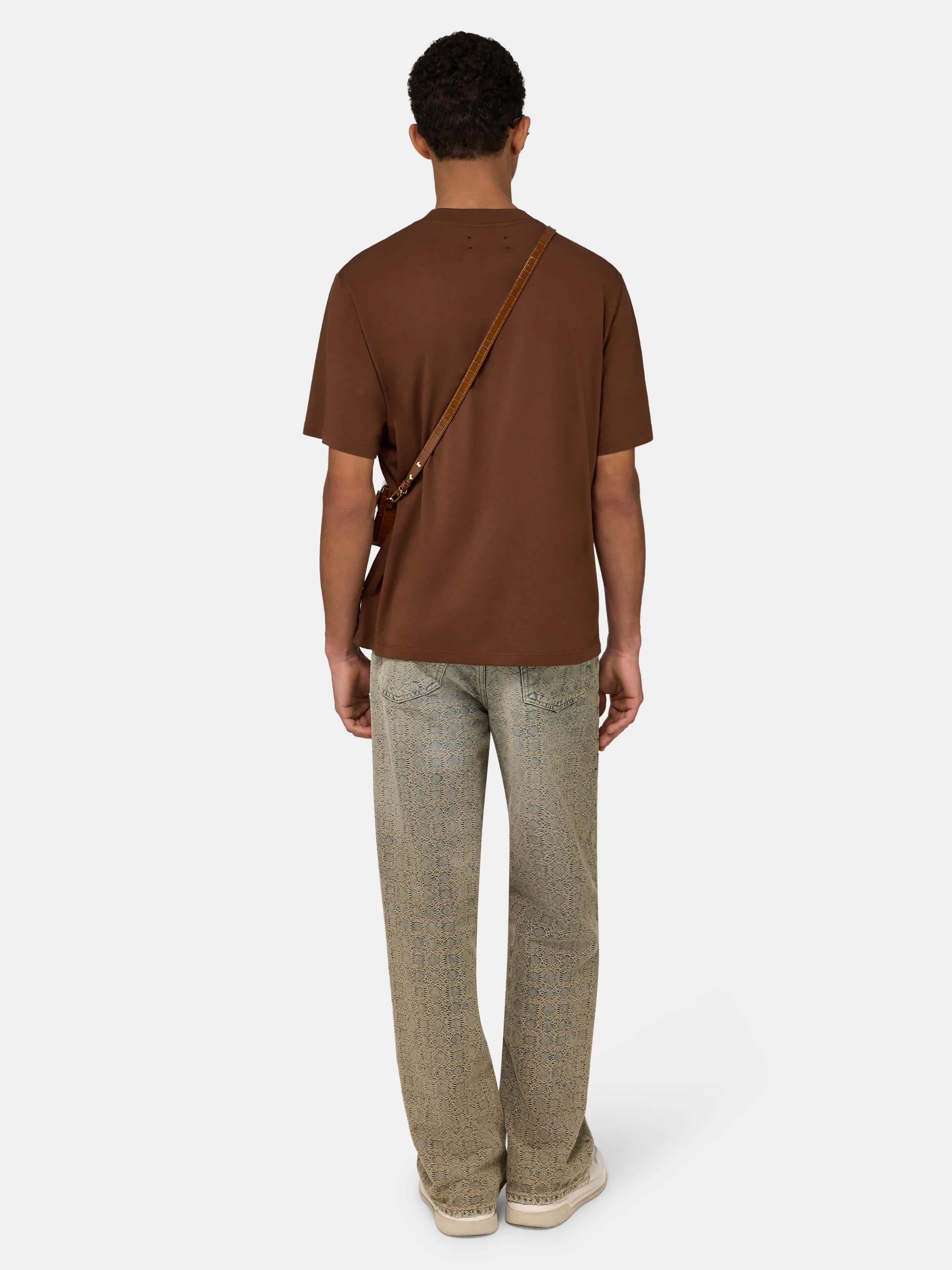AMIRI SCRIPT TEE - Tobacco - Image 3