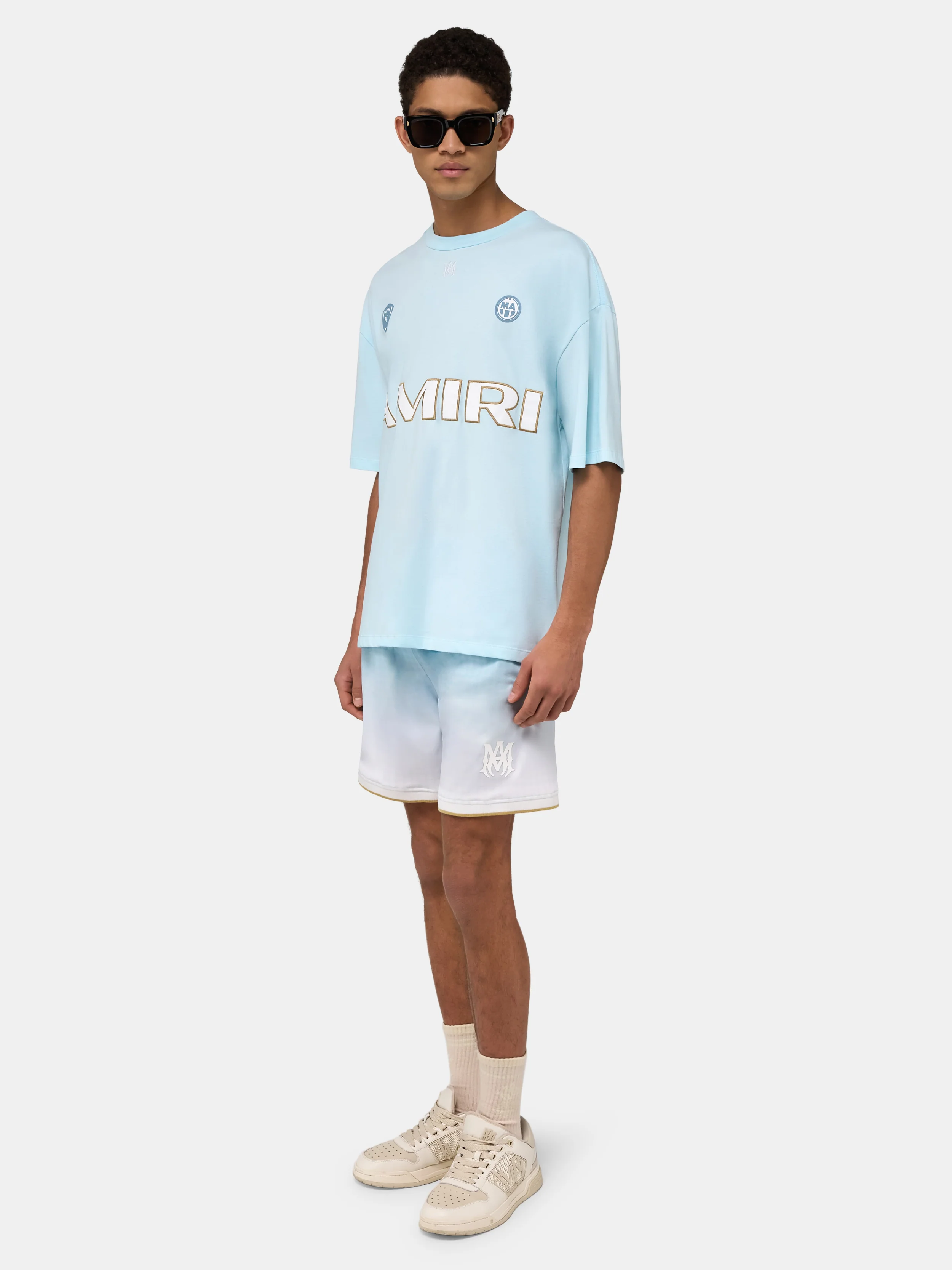 AMIRI SPORT 94 OVERSIZED TEE - Sky - Image 2