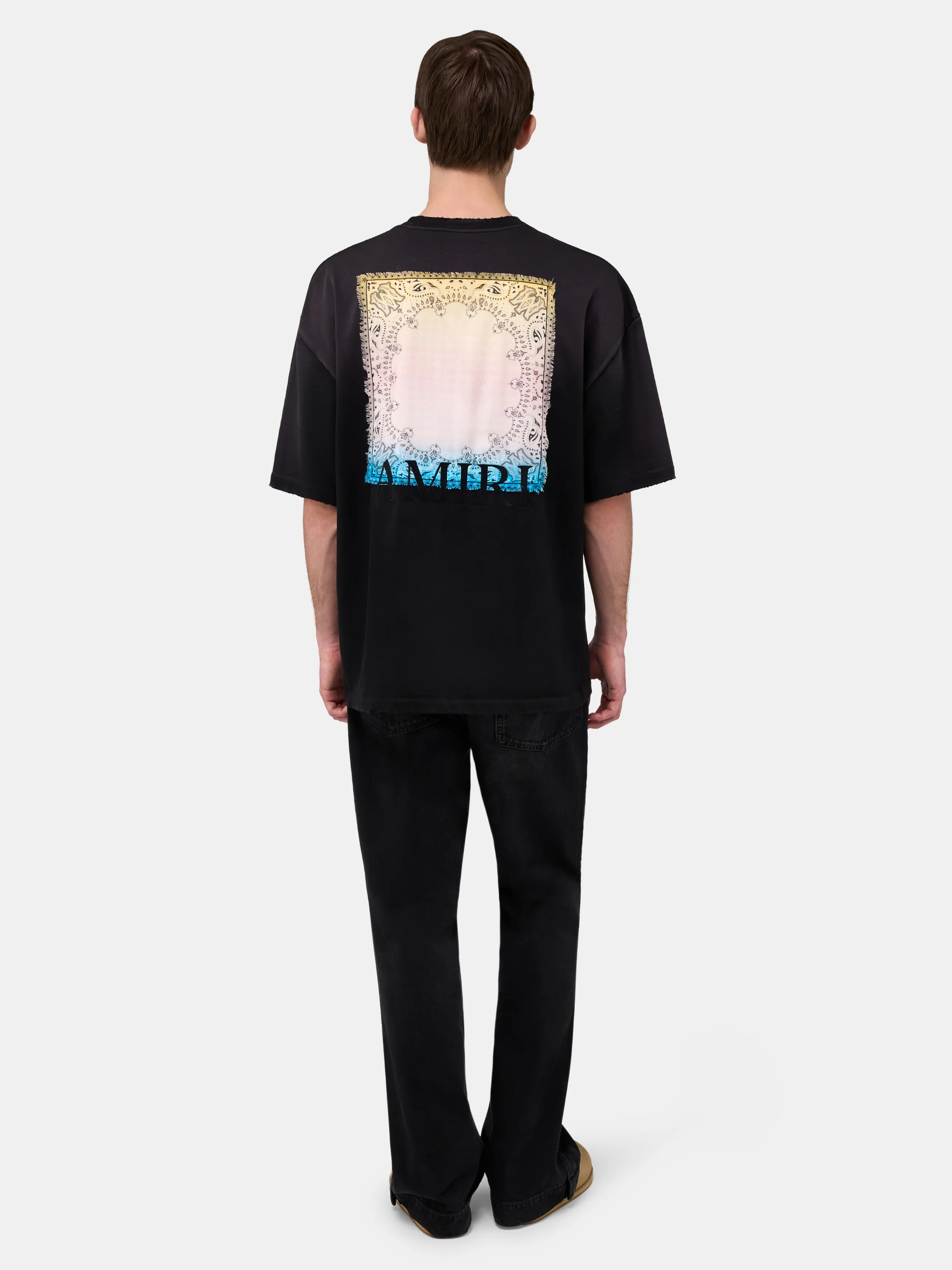 BANDANA PATCH OVERSIZED TEE - Black - Image 4