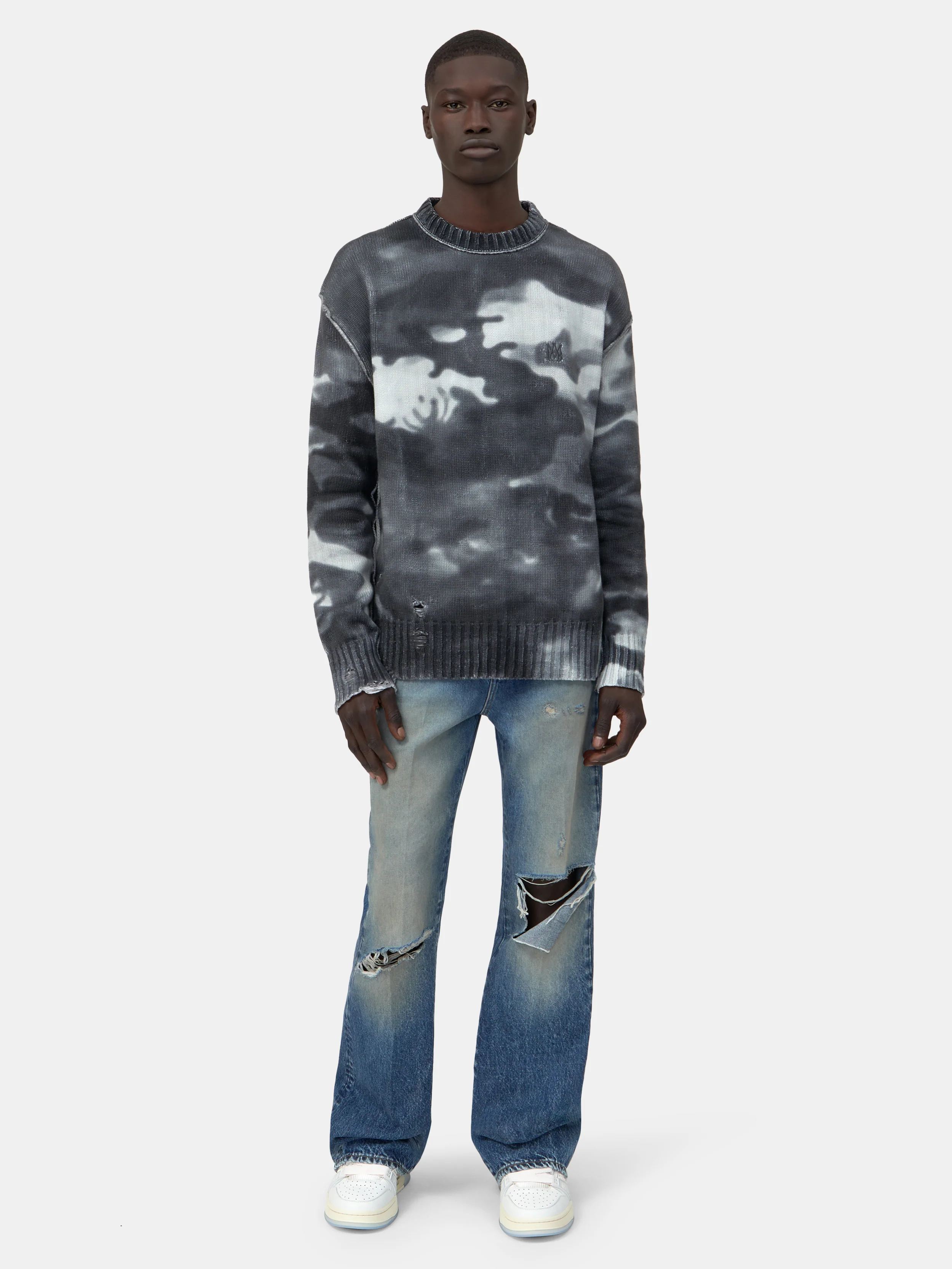 CAMO SWEATER - Grey - Image 3