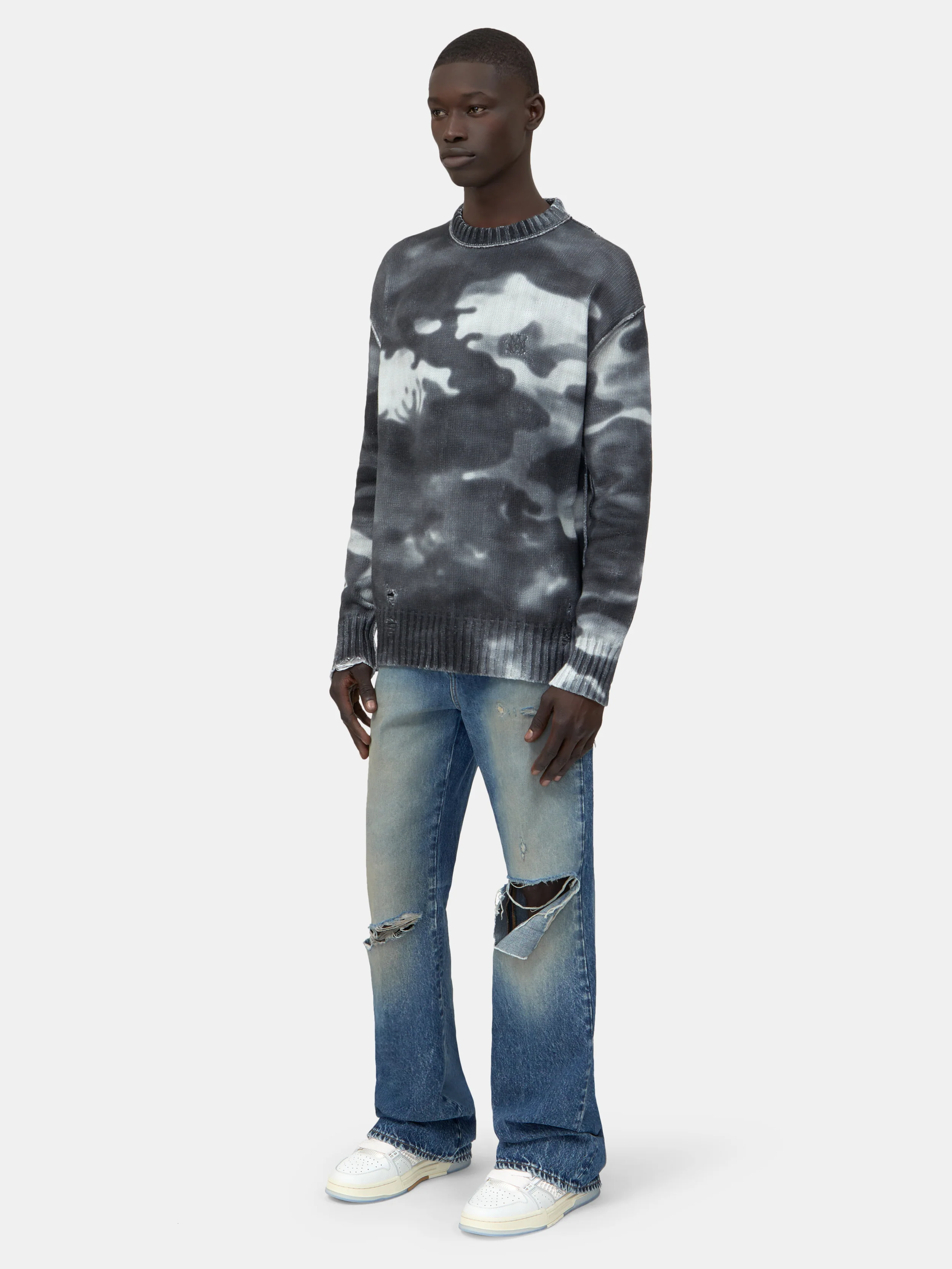 CAMO SWEATER - Grey - Image 4