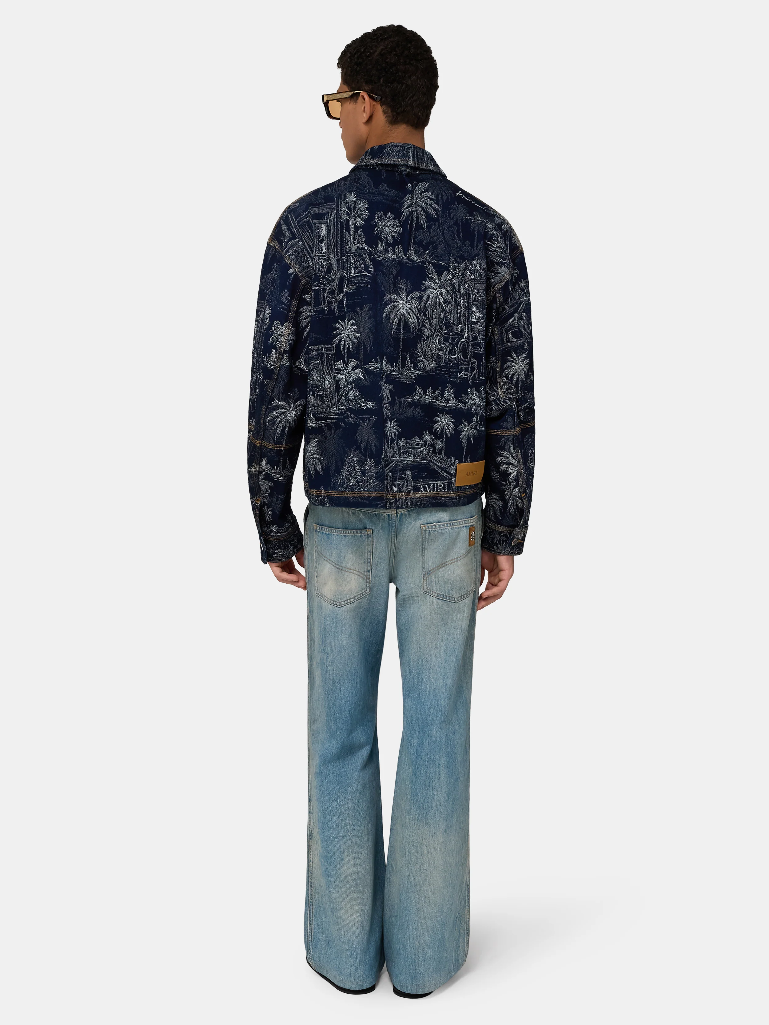 CHATEAU PALMS JACQUARD JACKET - Indigo - Image 4