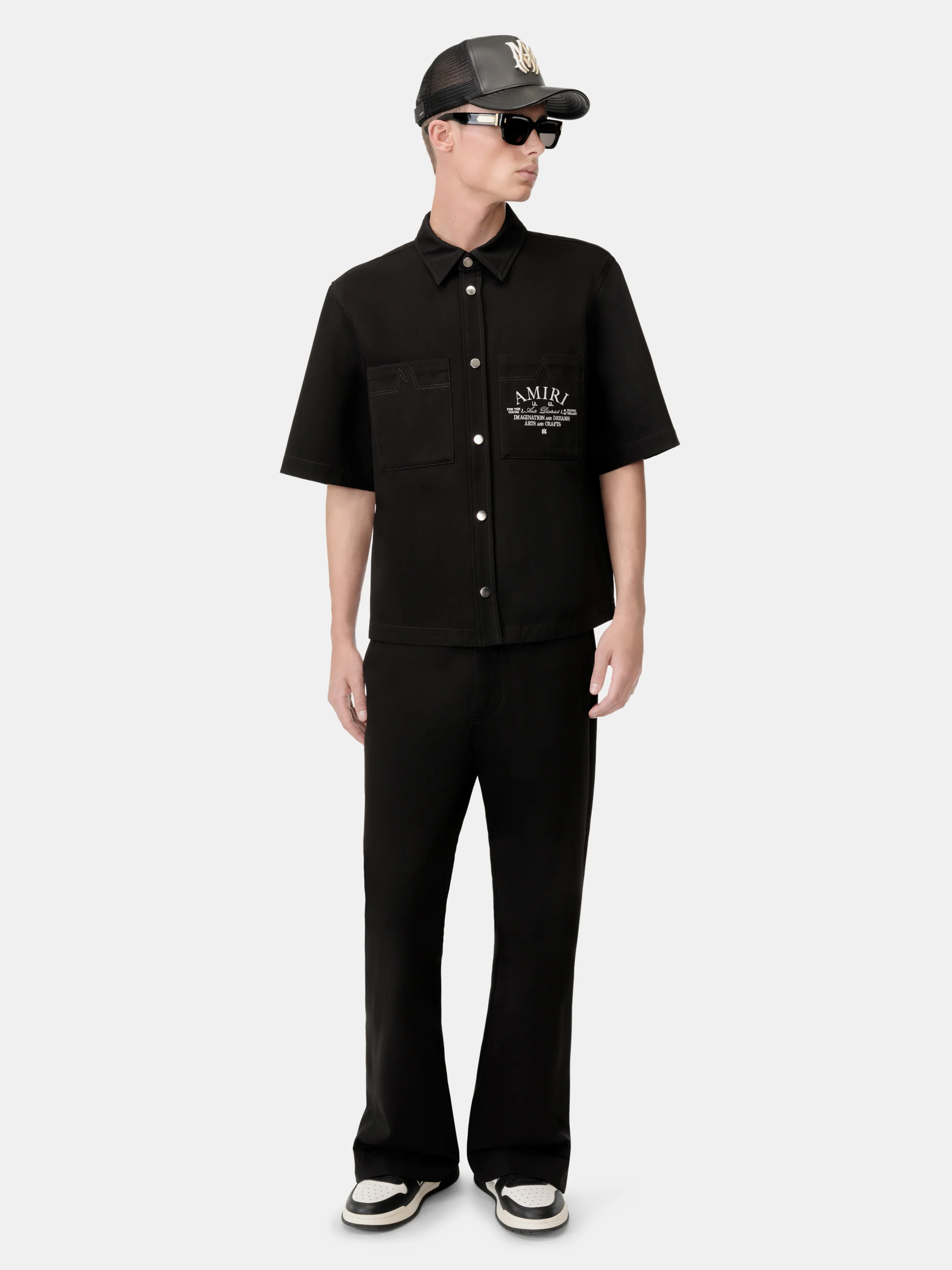 CHINO KICK FLARE - BLACK - Image 2