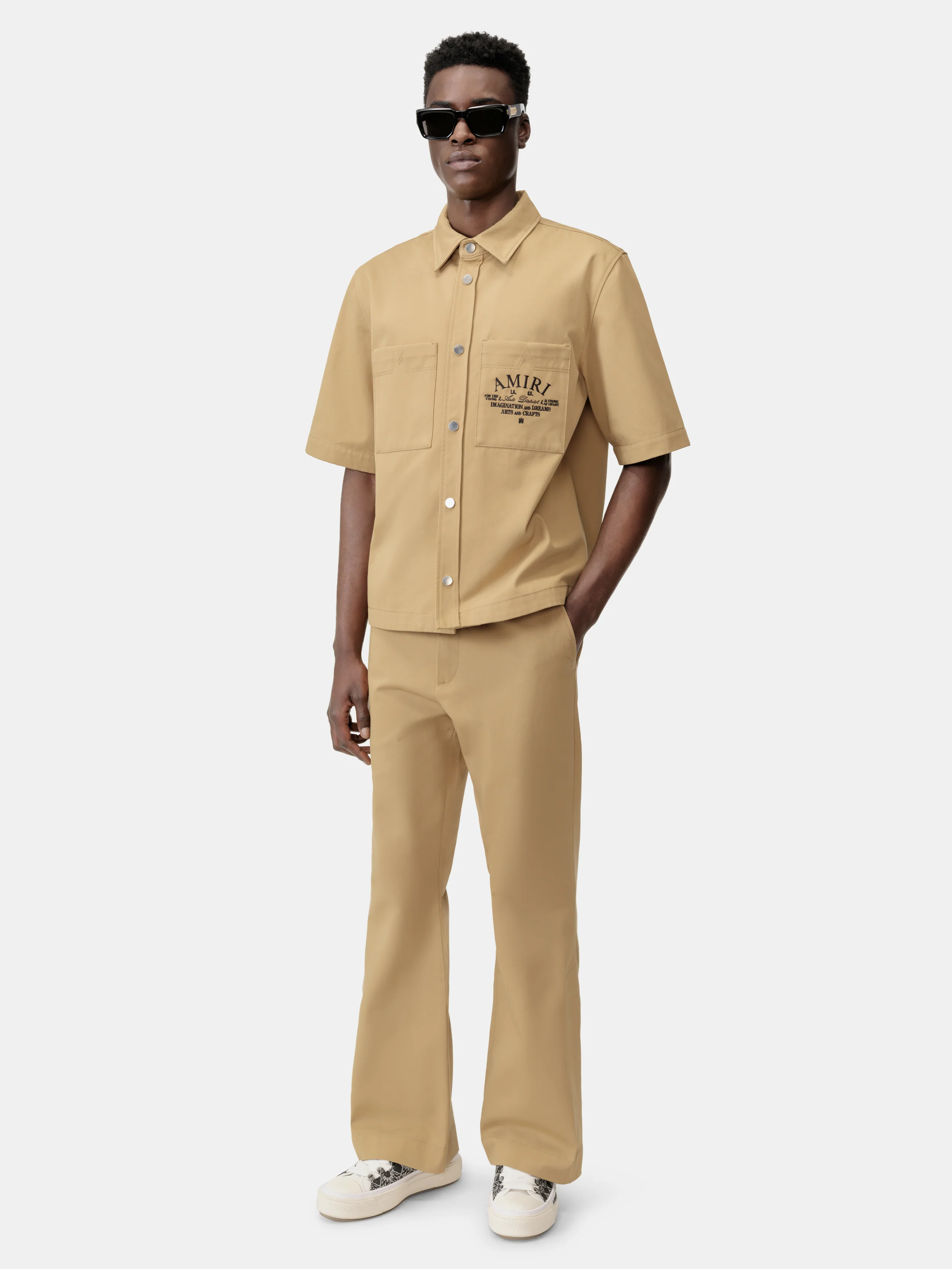 CHINO KICK FLARE - SEPIA TINT - Image 2