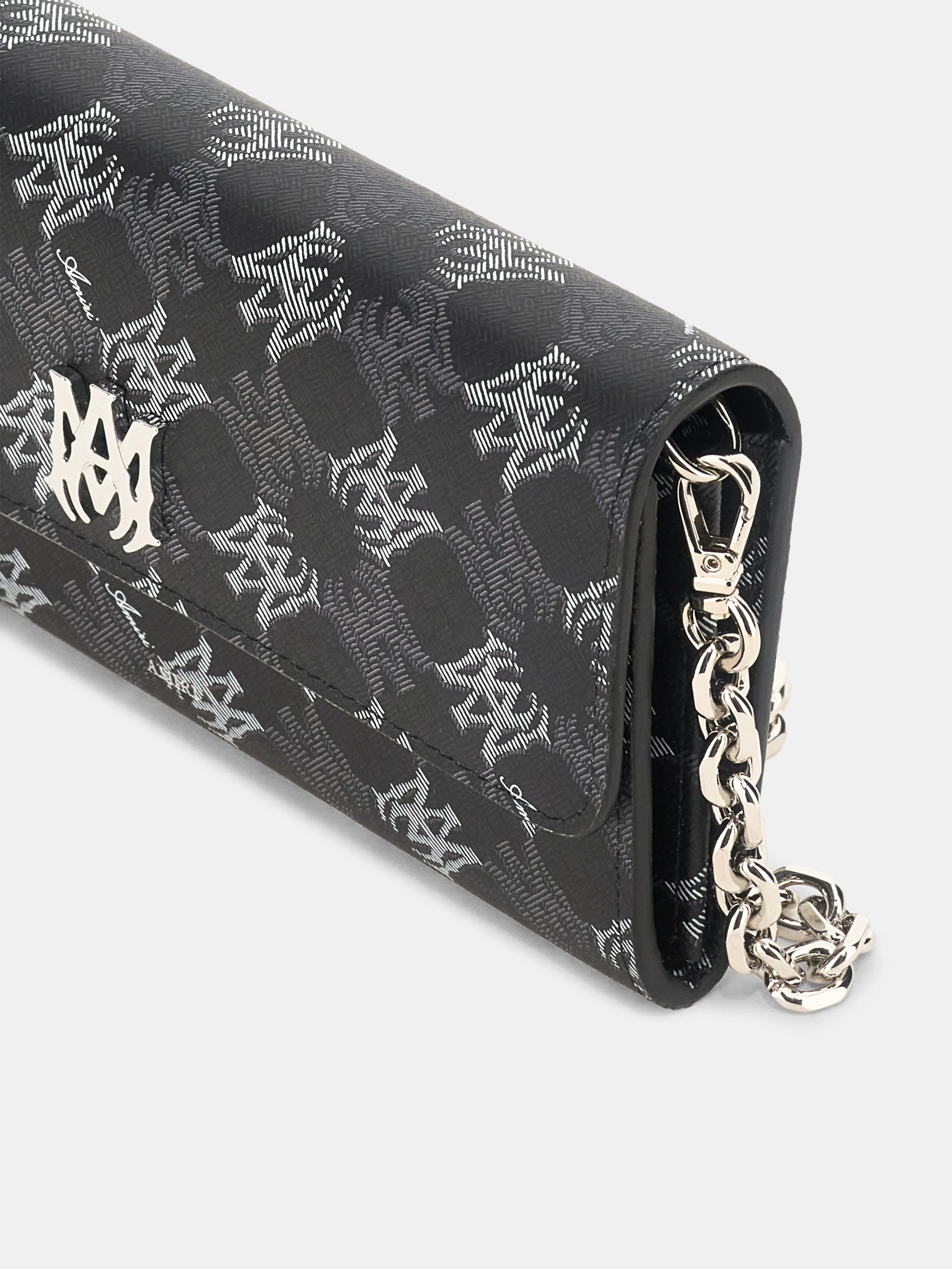 WOMEN - WOMEN'S MA QUAD CANVAS WALLET ON CHAIN - Black - Image 4