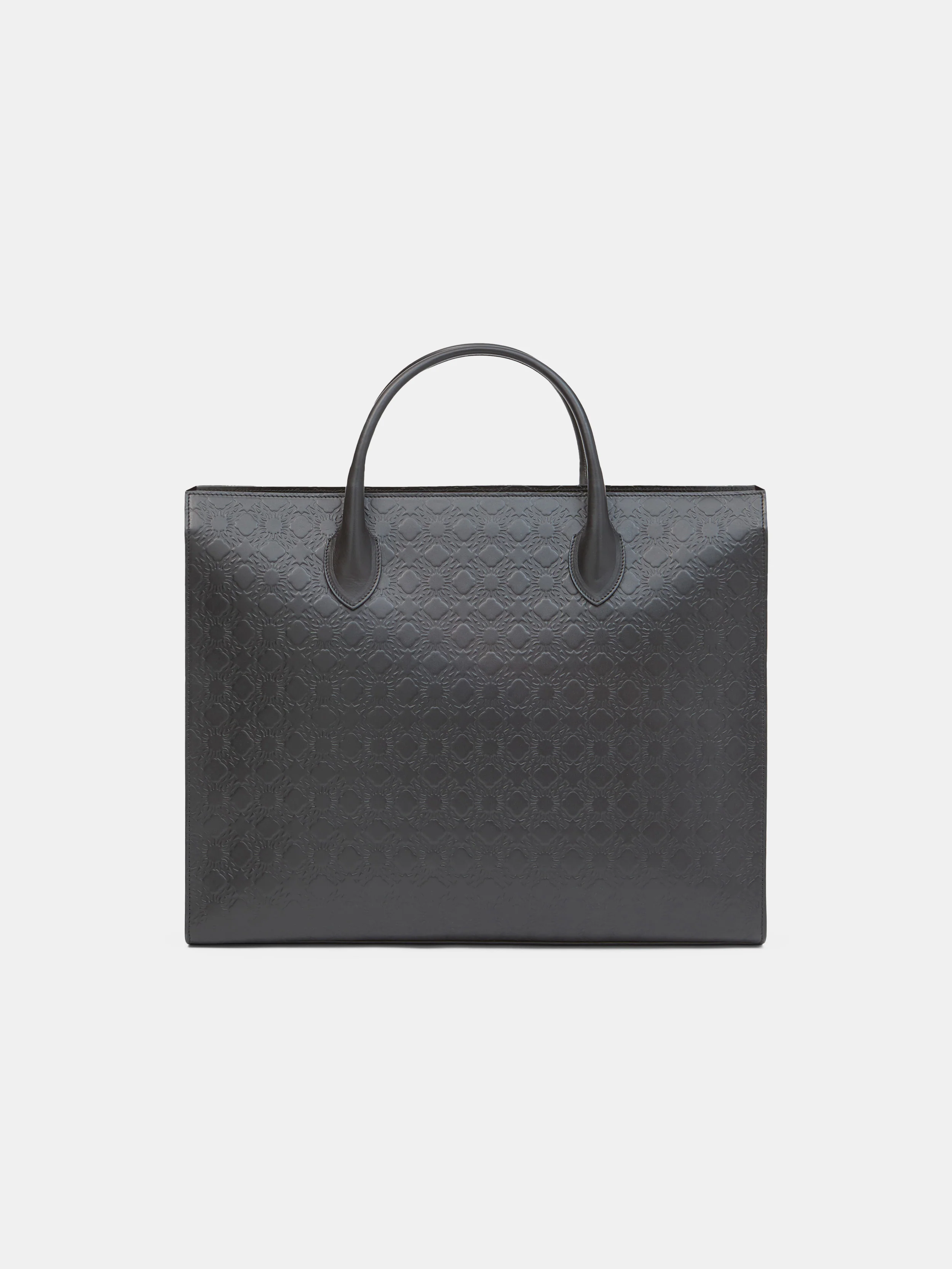 MA QUAD LEATHER SMALL TOTE - Black - Image 2