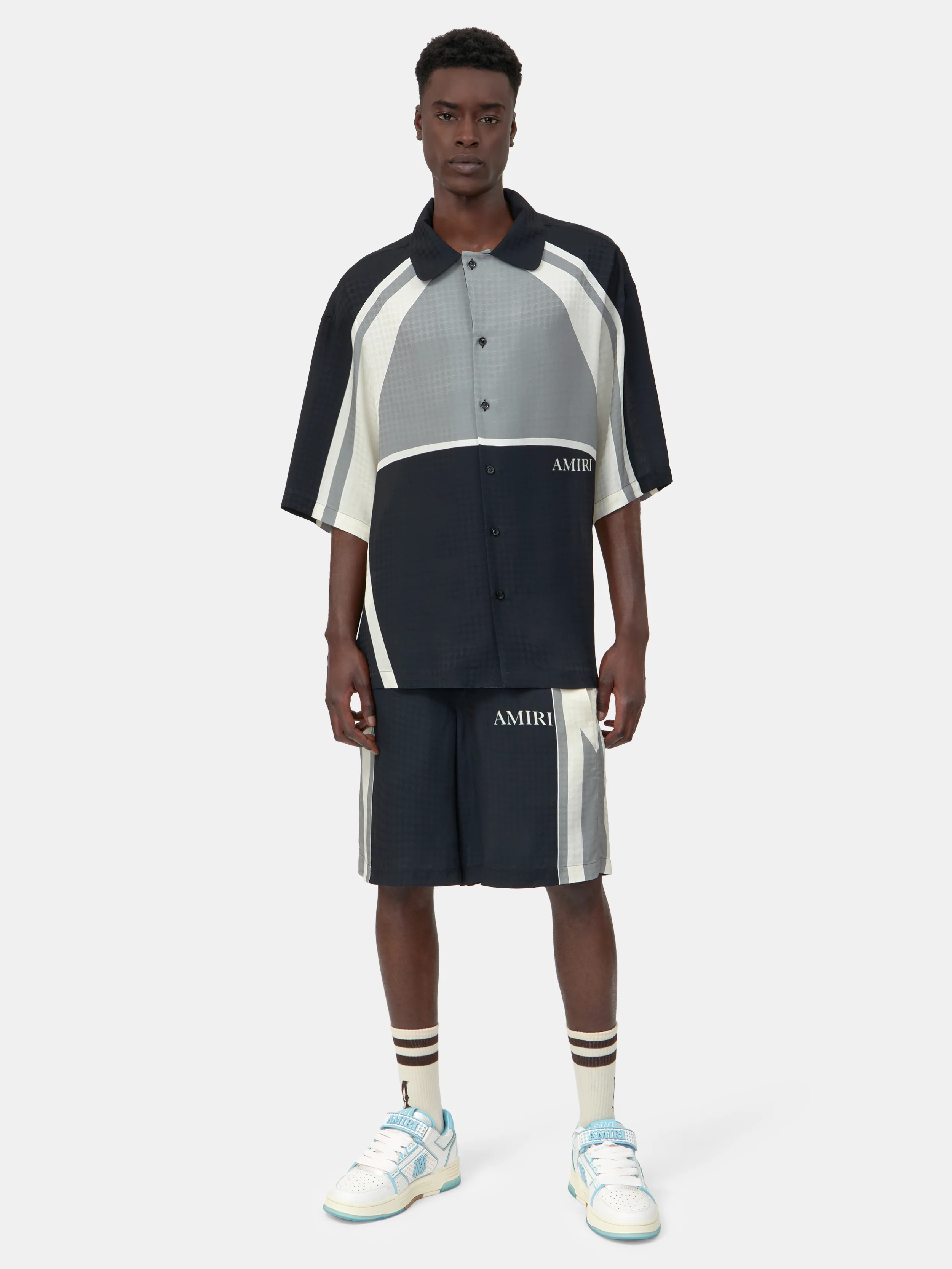 MA QUAD PANEL OVERSIZED CAMP SHIRT - Black - Image 2