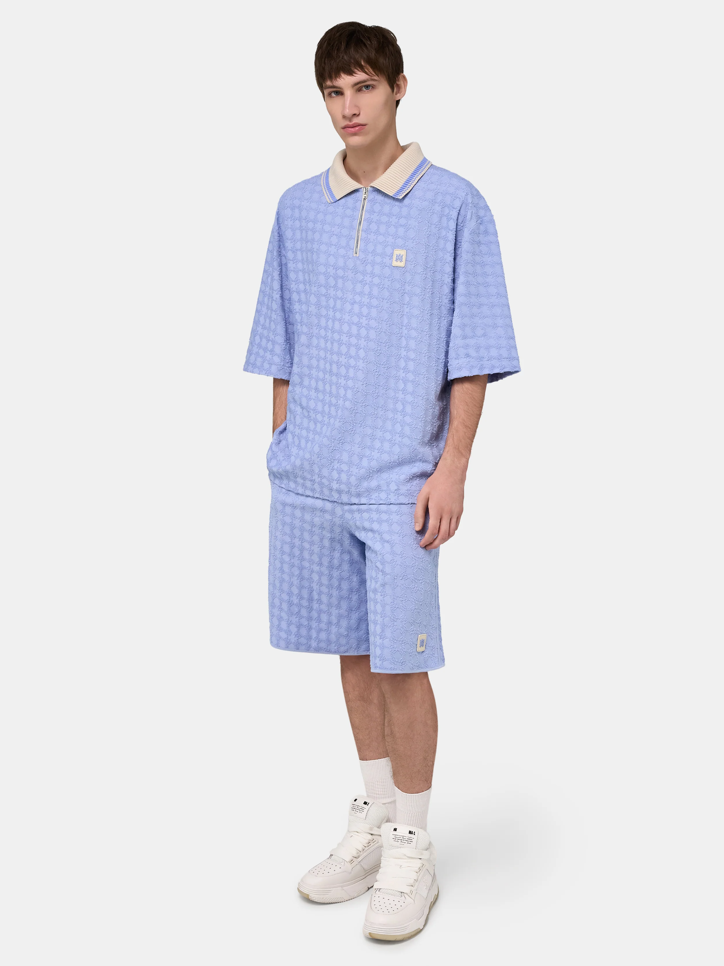 MA QUAD TOWELING SHORT - Skyline Blue - Image 3