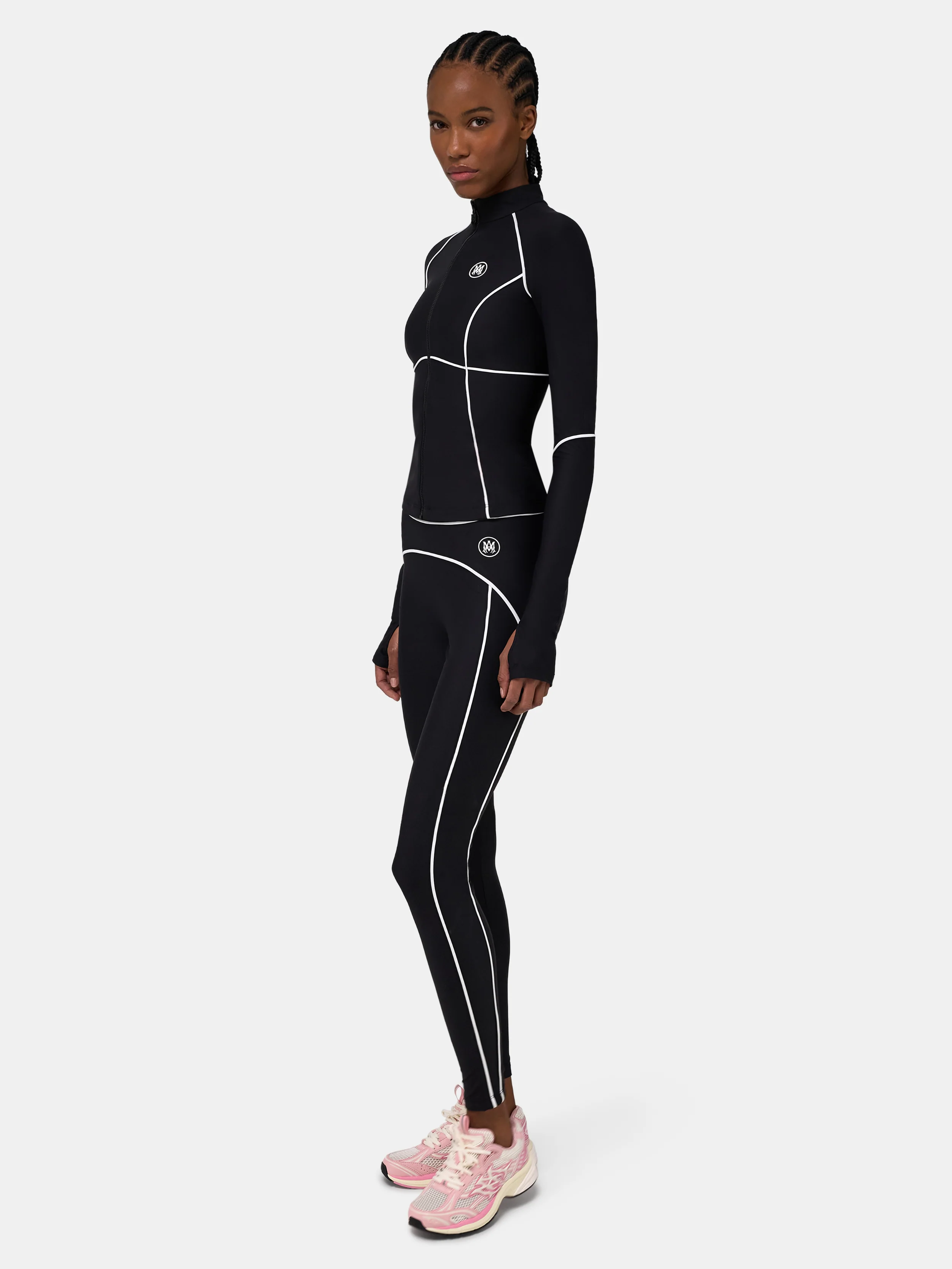 WOMEN - WOMEN'S MA ZIPPED TOP - Black - Image 3
