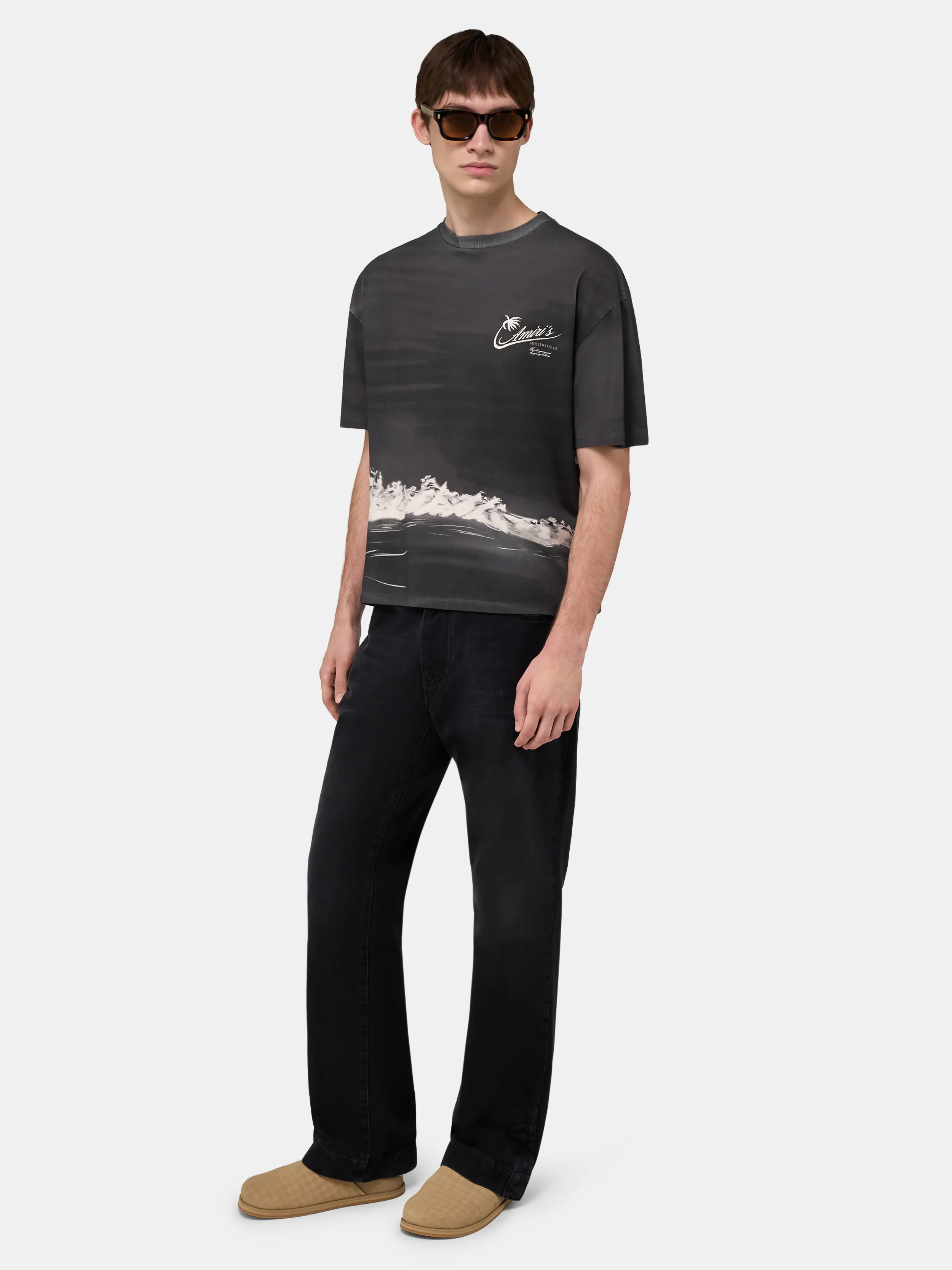 PALMS OVERSIZED TEE - Black - Image 3