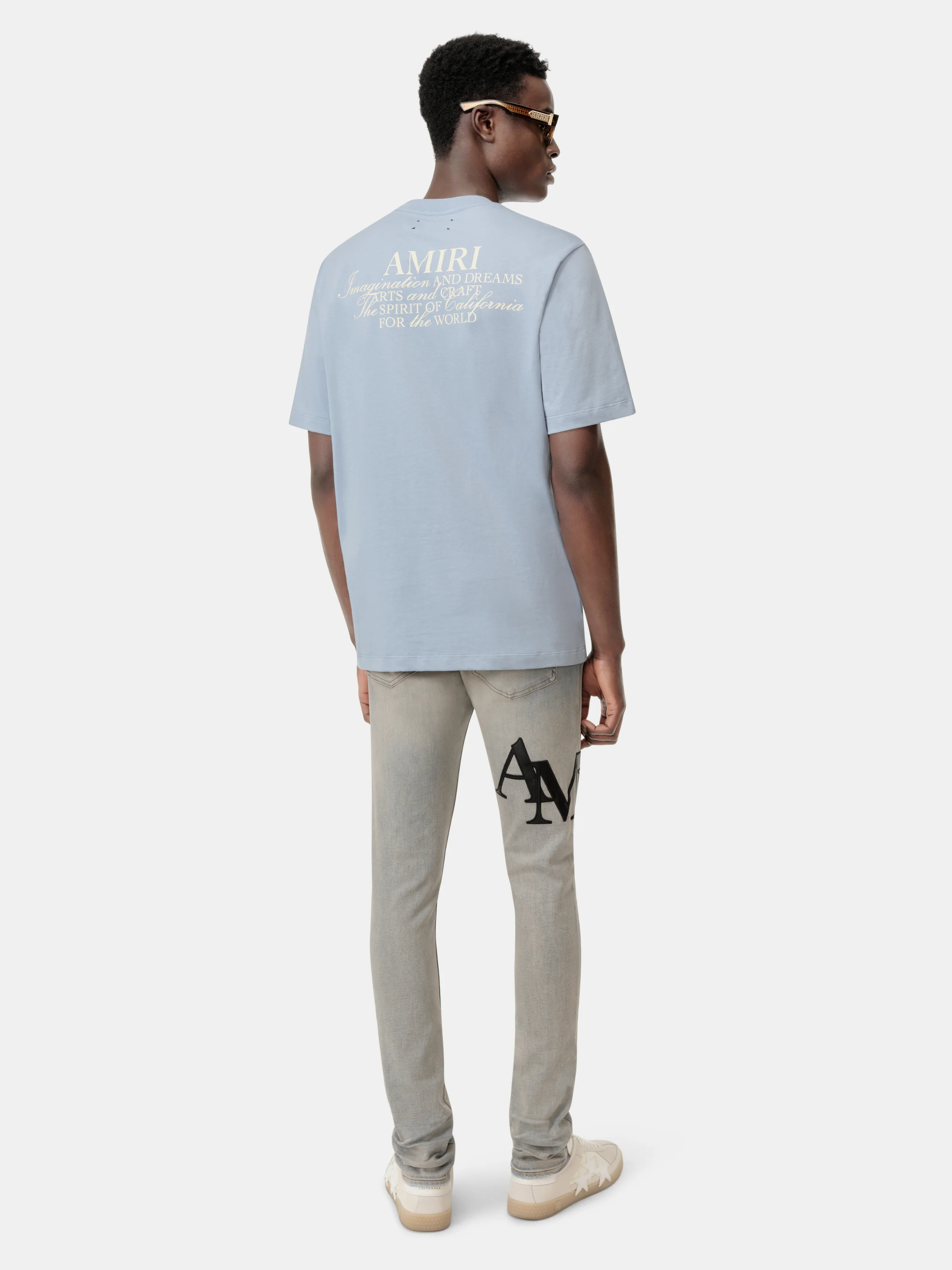 AMIRI SPIRIT TEE - Ashley Blue - Image 5