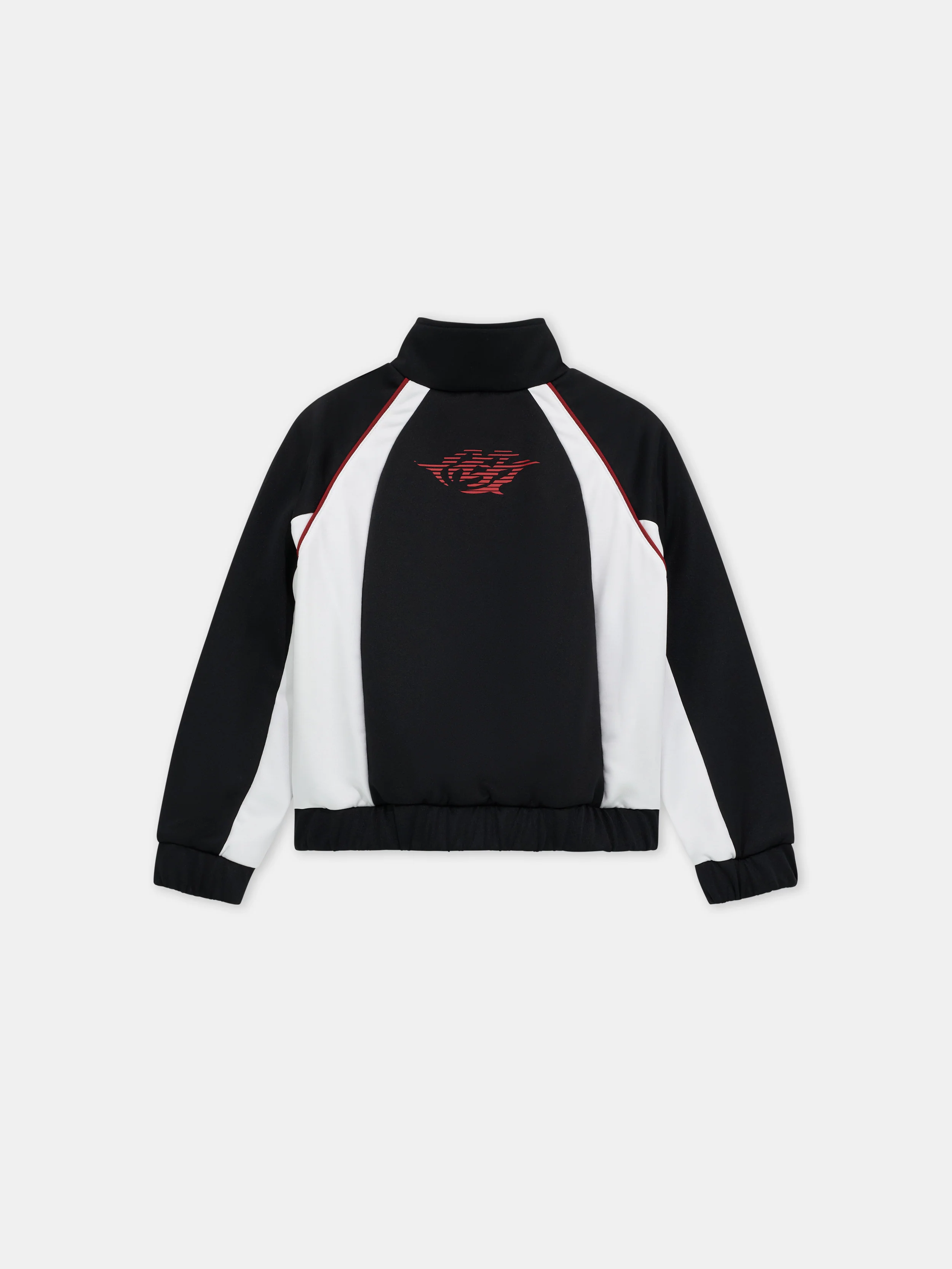 KIDS - KIDS' SPORT TRACK JACKET - Black - Image 2
