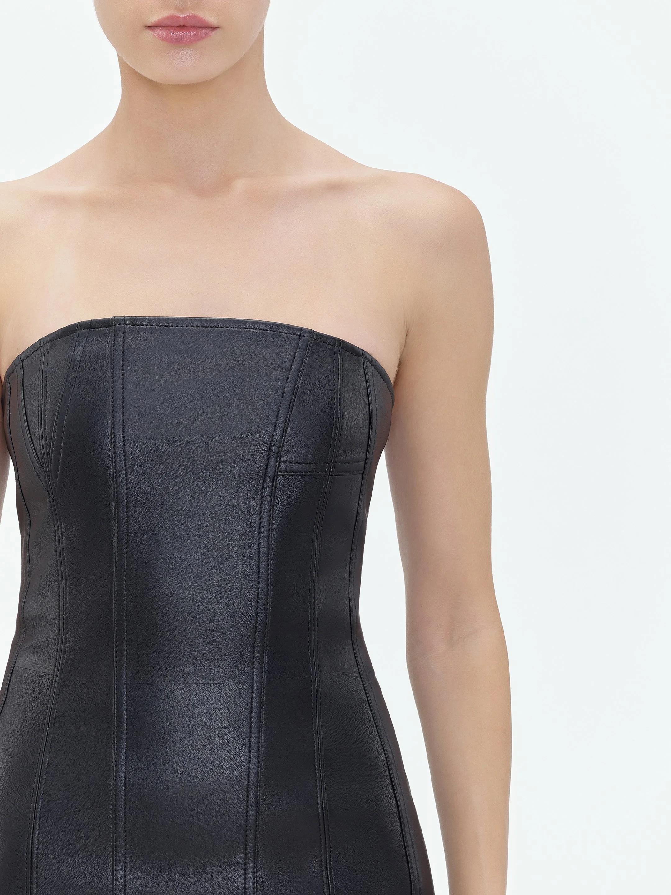 WOMEN - MA BUSTIER MINI DRESS - Black - Image 6