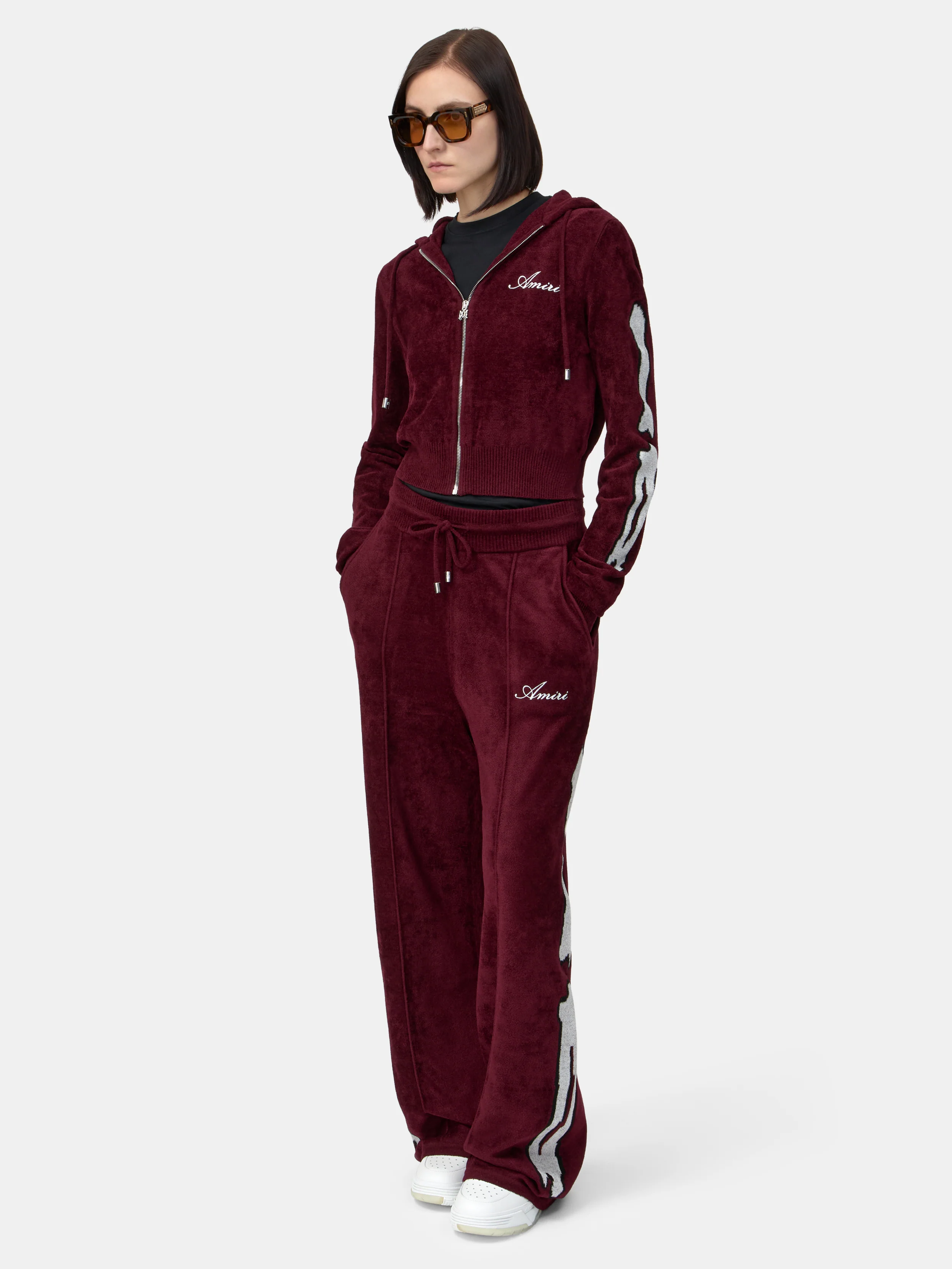WOMEN - WOMEN'S BONES SWEATPANT - Aged Port - Image 3