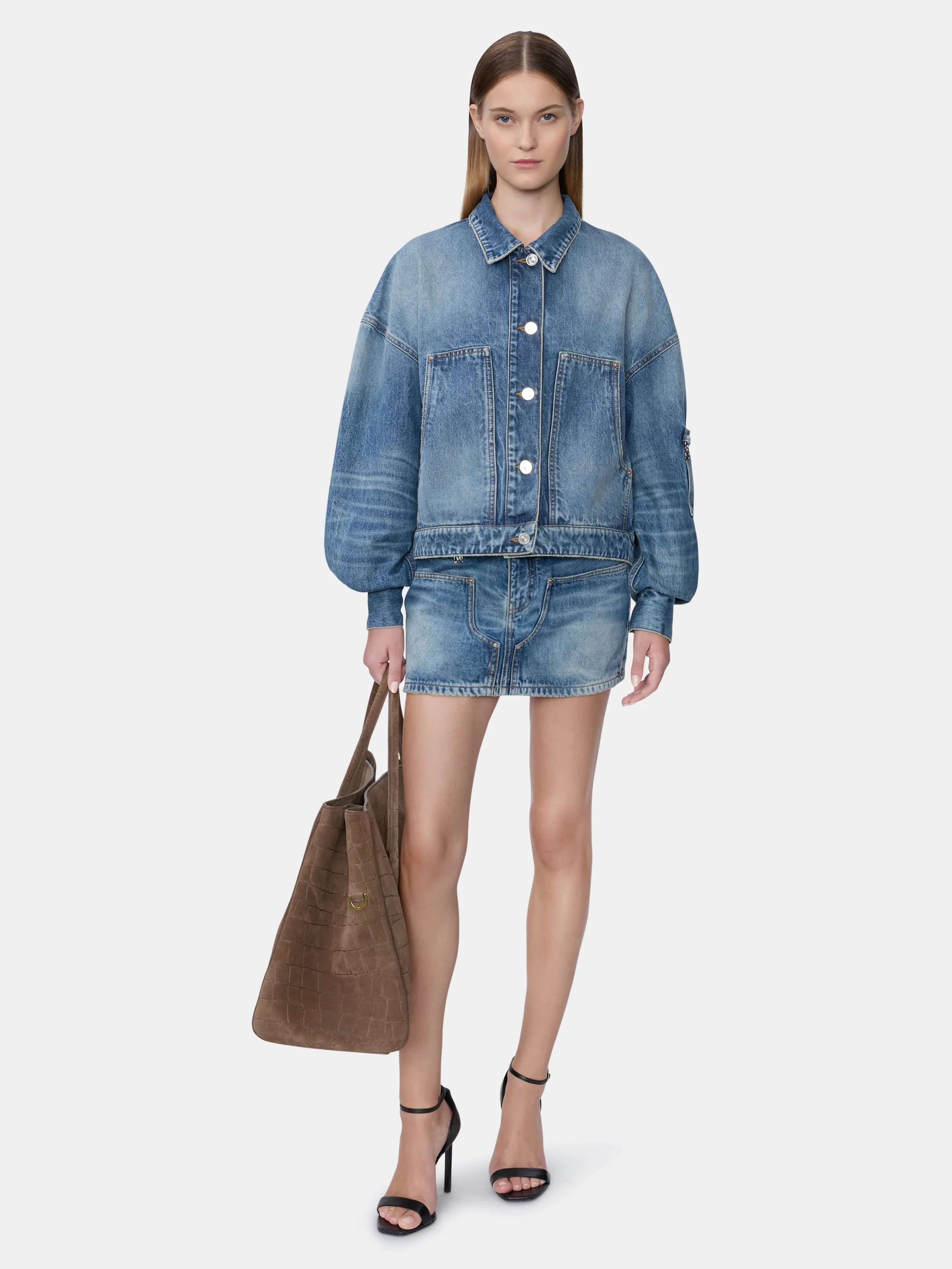 WOMEN - WOMEN'S DENIM WORK JACKET - Classic Antique Indigo - Image 2