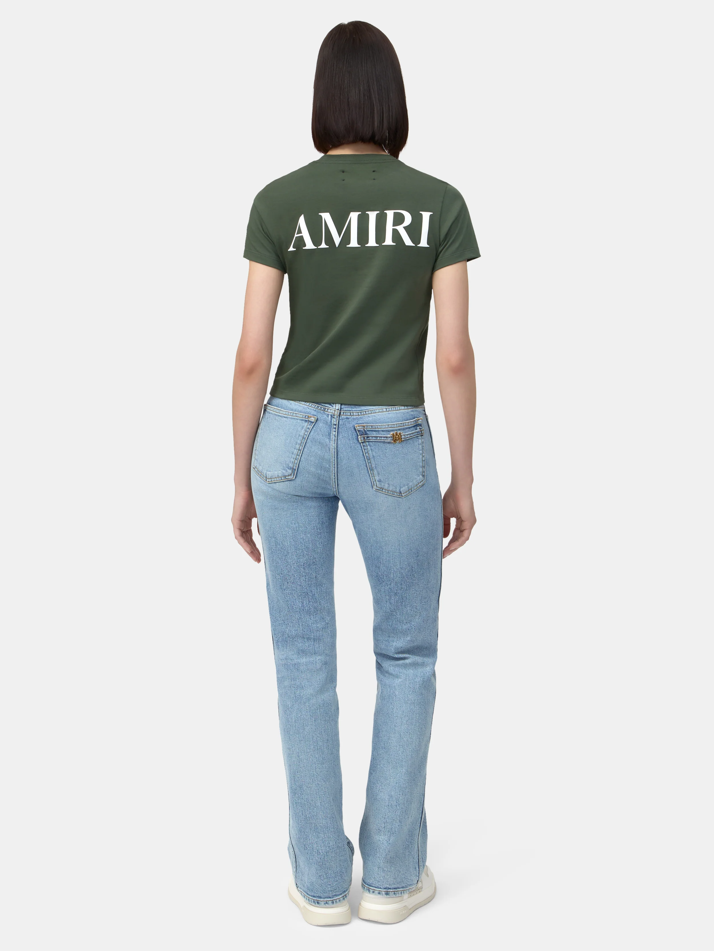 WOMEN - WOMEN'S MA CORE LOGO TEE - Dark Sage - Image 4