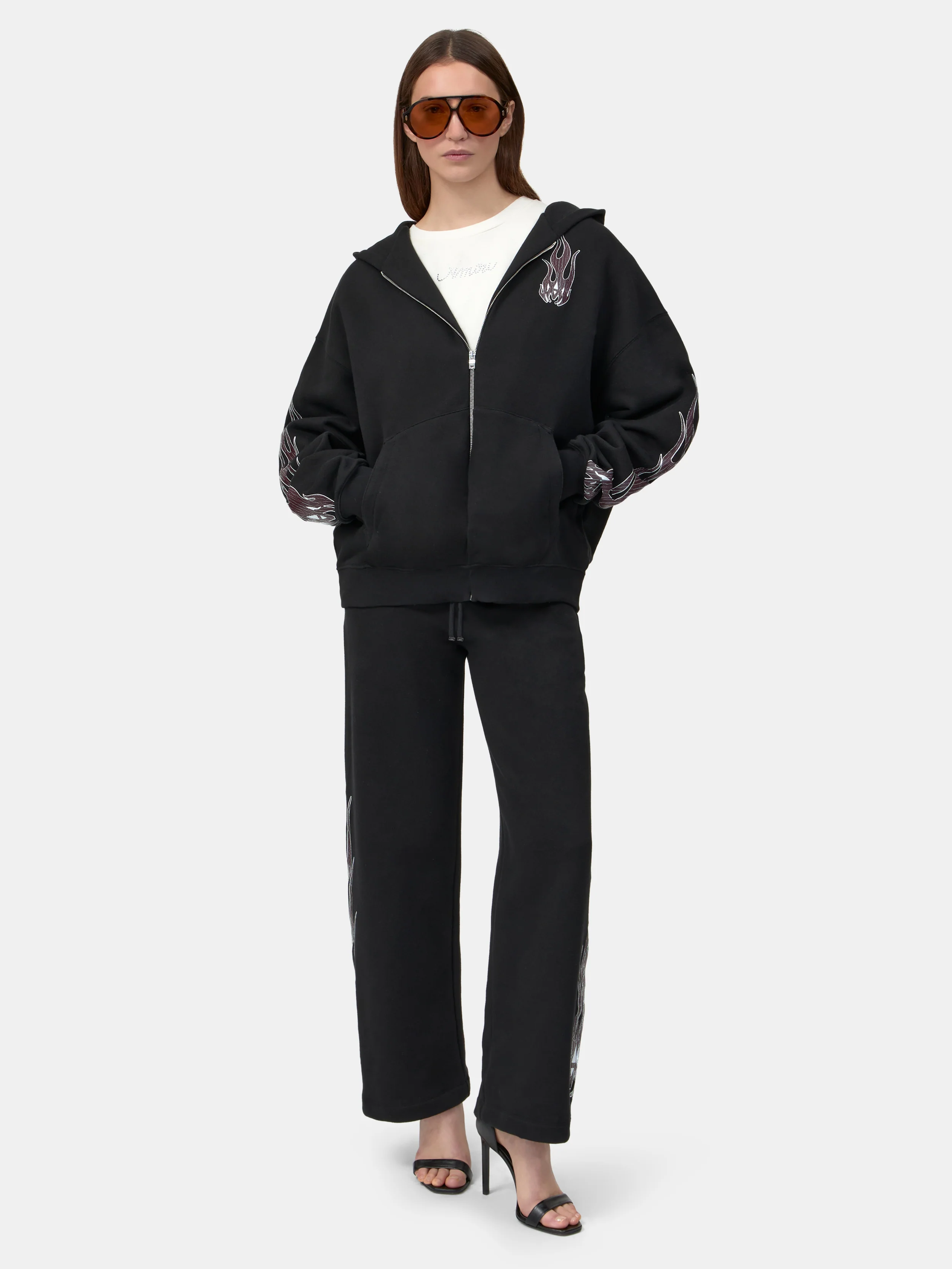 WOMEN - WOMEN'S MA FLAMES SWEATPANT - Black - Image 2