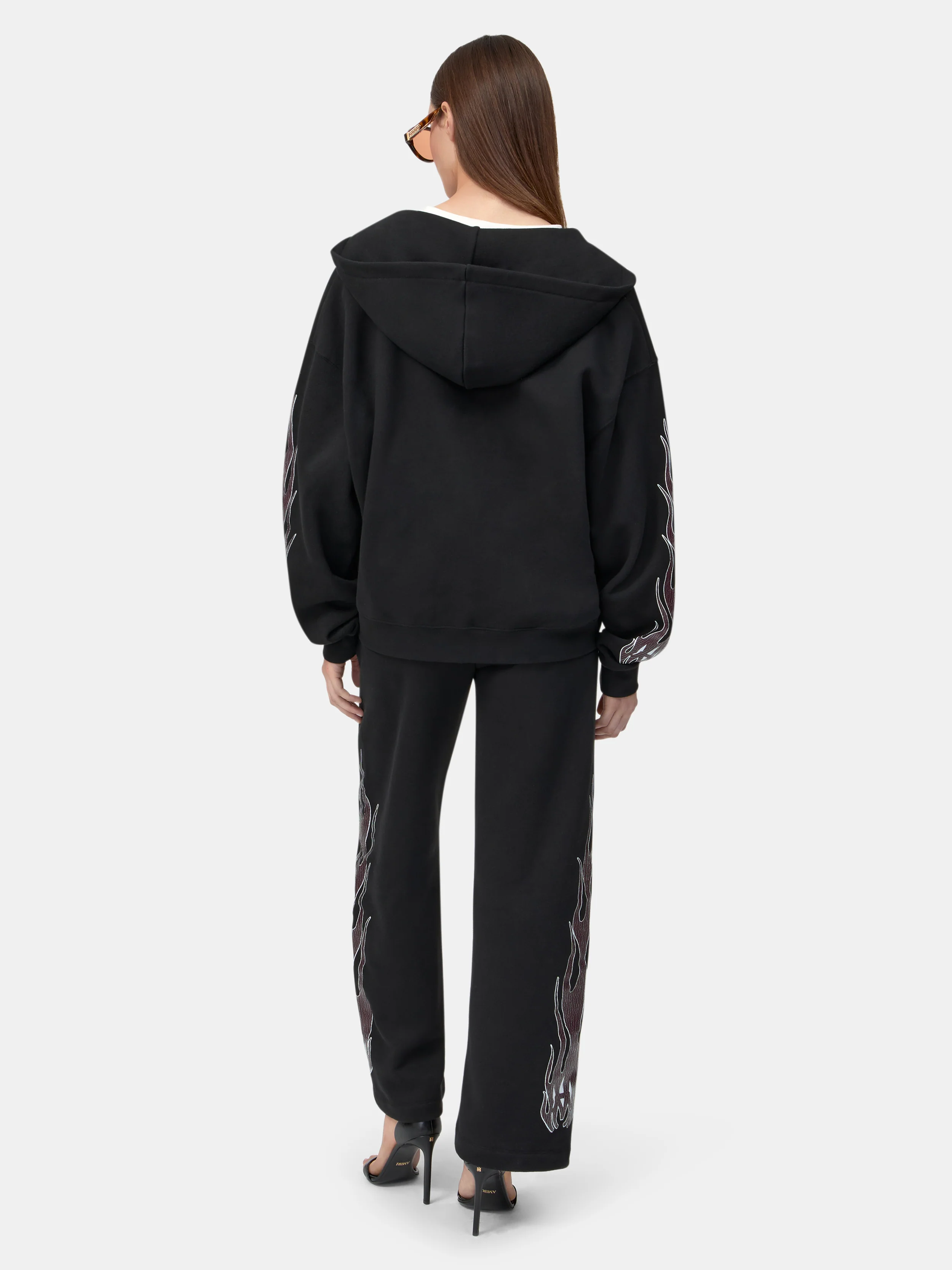 WOMEN - WOMEN'S MA FLAMES SWEATPANT - Black - Image 4